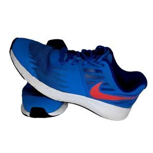 Nike Star Runner Trainer Boys Pre-owned Blue & Red Sneakers - sz. 6.5